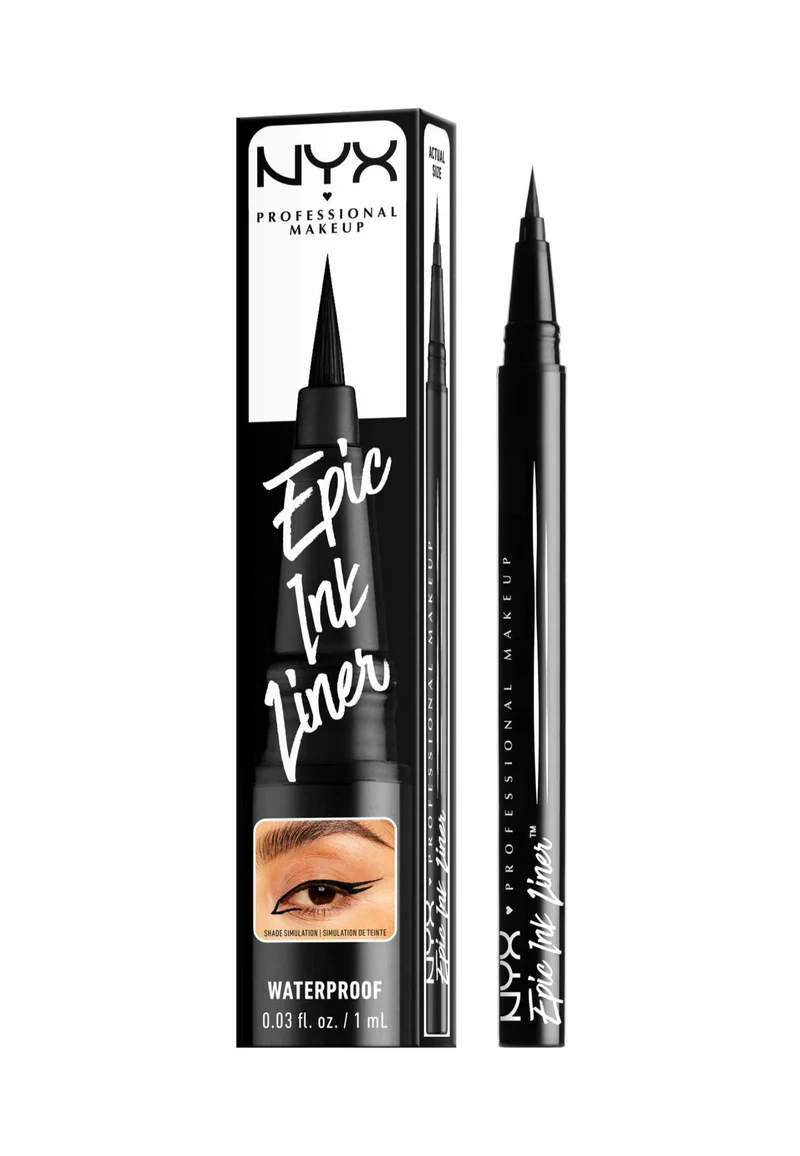 NYX قلم آيلاينر إيبك إنك أسود مقاوم للماء